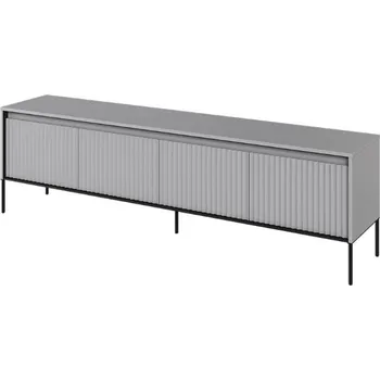 Televizní stolek Dig-net nábytek TV stolek SWING TR-06 s LED osvětlením | šedá