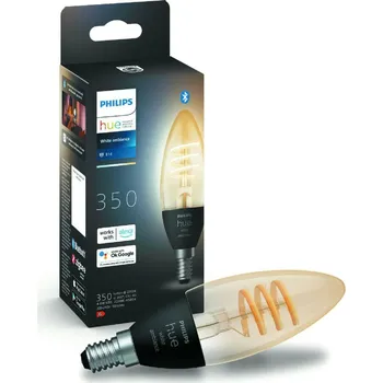 Žárovka Philips HUE WA Filament žárovka LED E14 B39 4,6W 350lm 2200-4500K IP20