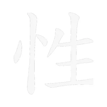 Polep vozidla SAMOLEPKA Čínský znak Sex (09 - bílá) NA AUTO, NÁLEPKA, FÓLIE, POLEP, TUNING, VLASTNÍ TEXT, TISK, AUTOSAMOLEPKY.cz, POLEPY, OBRÁZEK, LOGO, SAMOLEPKY