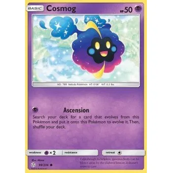 Volný čas Pokémon CEC 099/236 Cosmog - Cosmic Eclipse Stav: Excellent, Verze: NORMAL