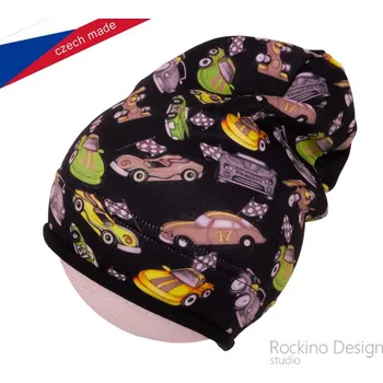 Čepice Chlapecká přechodová podzimní/jarní/zimní čepice černá Rockino 5672