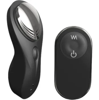 Vibrátor Dorcel diskrétní vibrační (černý) - nabíjecí, rádiový klitorální stimulátor