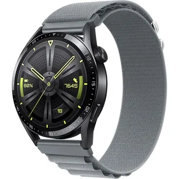 Řemínek na hodinky BSTRAP | BStrap Nylon Loop reminek na Xiaomi Amazfit GTR Mini, gray