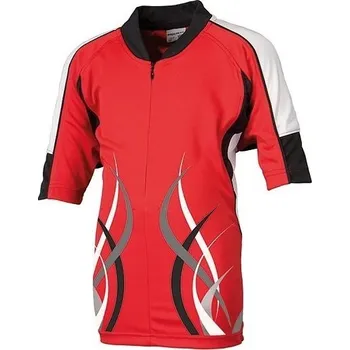 cyklistický dres Dres na kolo PROGRESS Droppy dětský červená Velikost: 128