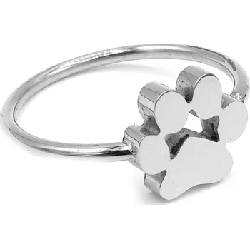 Prsten Steel Jewelry NPrsten TLAPKA Chirurgická ocel RI240154 Velikost: 6 (EU: 51,5 - 53,5) dárkové balení zdarma