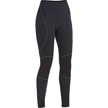 Cyklistické kalhoty Zimní kalhoty na kolo AUTHOR ASL-3 NoWind pas s vložkou dámské černá Velikost: M