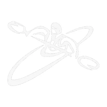 Polep vozidla SAMOLEPKA Kajakář 001 levá (09 - bílá) NA AUTO, NÁLEPKA, FÓLIE, POLEP, TUNING, VLASTNÍ TEXT, TISK, AUTOSAMOLEPKY.cz, POLEPY, OBRÁZEK, LOGO, SAMOLEPKY