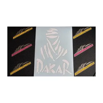 Samolepící dekorace SAMOLEPKA Dakar 001 (23 - tmavě modrá) NA AUTO, NÁLEPKA, FÓLIE, POLEP, TUNING, VLASTNÍ TEXT, TISK, AUTOSAMOLEPKY.cz, POLEPY, OBRÁZEK, LOGO, SAMOLEPKY