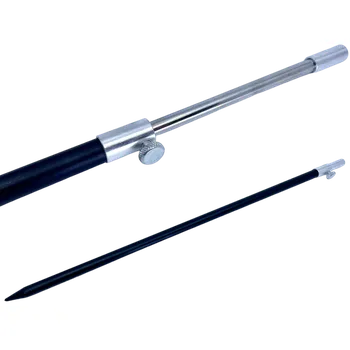 LK Baits vidlička Aluminium se závitem, černá 50-90cm