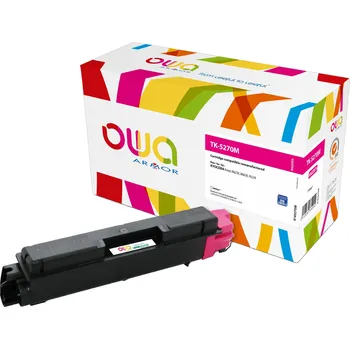 OWA Armor toner kompatibilní s Kyocera TK-5270M, 6000st, červená/magenta K18327OW
