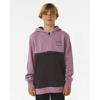 Chlapecká mikina Mikina Rip Curl LOST ISLANDS BLOCK HOOD - BOY Dusty Purple velikost 8