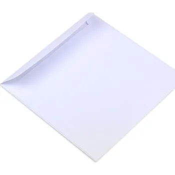 Obálka Obálka čtvercová, 14 x 14 cm, s klopou, krycí páska