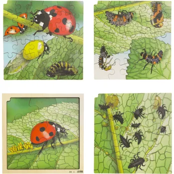 Puzzle ROLF Education Puzzle životní cyklus berušky + free aplikace