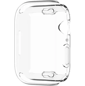 Příslušenství k chytrým hodinkám Ochranný kryt (pro Apple Watch 44mm), silikonový, průhledný