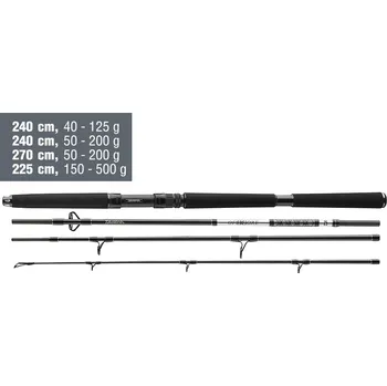 Rybářský prut Přívlačový prut Daiwa BG Offshore Pilk Travel - 2,25 m, 150 - 500 g