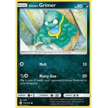 Volný čas Pokémon CEC 130/236 Alolan Grimer - Cosmic Eclipse Stav: Excellent, Verze: NORMAL