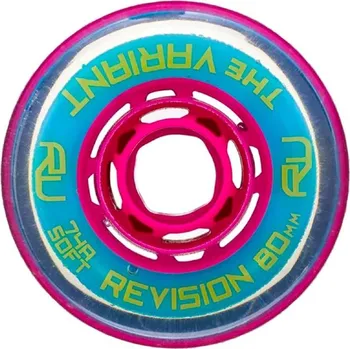 Kolečko k in-line bruslím Kolečka Revision The Variant Clear/Pink (1ks), 80, 74A Revision