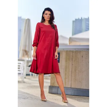 Dámské šaty Dámské šaty Awama Classic Awama tmavě červená | červená 2053766