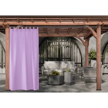 Pergola Venkovní zahradní závěs s poutky SANTIAGO color 30 lila, různé rozměry (cena za 1 kus) + dárek úvaz MyBestHome Rozměr: 155x250 cm