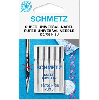 Schmetz Jehly univerzální poniklované 130/705 H-SU VBS 70 BLACK SUPER UNIVERSAL