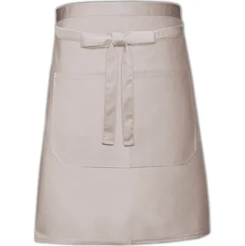 Pracovní zástěra Link Kitchen Wear Pekařská zástěra s kapsou X964T Sand 90 x 50 cm