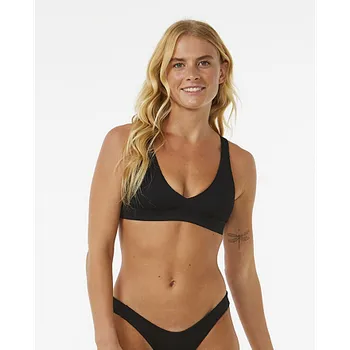 Dámské plavky Plavky Rip Curl DREAMS ADJUSTABLE HALTER Black velikost XS
