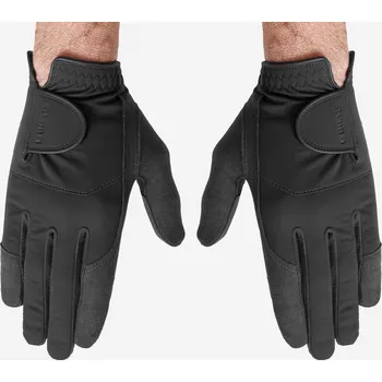 Golfové rukavice INESIS Pánské golfové rukavice do deště RW 1 pár 2XL ČERNÁ