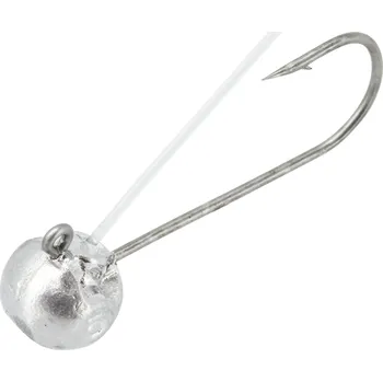 CAPERLAN Jigová hlava na rybolov na nástrahu Round Jig Head 5 g 4 ks ŠEDÁ