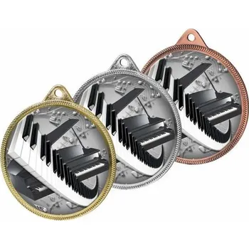 Poháry Bauer Kovová medaile MDL001M105 | Hudba