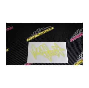 Samolepící dekorace Valentino Rossi podpis (09 - bílá) SAMOLEPKA NA AUTO, NÁLEPKA, FÓLIE, POLEP, TUNING, VLASTNÍ TEXT, TISK, AUTOSAMOLEPKY.cz, POLEPY, OBRÁZEK, LOGO, 3D STICKERS