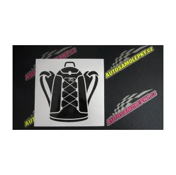 Samolepící dekorace SAMOLEPKA Batoh 002 (17 - šedá) NA AUTO, NÁLEPKA, FÓLIE, POLEP, TUNING, VLASTNÍ TEXT, TISK, AUTOSAMOLEPKY.cz, POLEPY, OBRÁZEK, LOGO, SAMOLEPKY