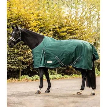 Deka pro koně Waldhausen Nepromokavá výběhová deka Comfort Waldhausen-pláštěnka, zelená Barva: Zelená, Délka: 125