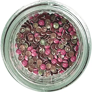 Zdobení na nehty pecky růžové