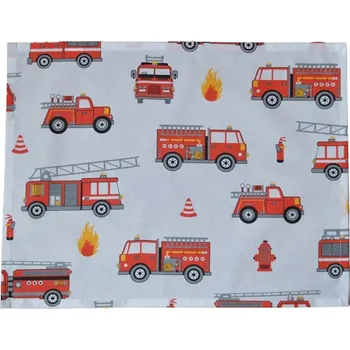 Papírový ubrousek Šatoli.cz Bavlněný ubrousek pod svačinu Hasiči na bílé