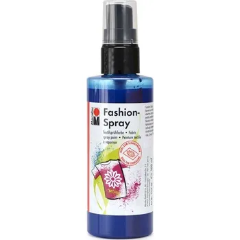 Speciální výtvarná barva Fashion spray, barva na textil č.258, modrá ultramarin, 100 ml