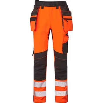 PORTWEST Kalhoty Craft DX454 do pasu, Hi-Vis, reflexní POR-DX454OBR48 48 Oranžová/černá