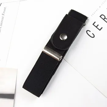 Opasek Stylový pohodlný pásek bez přezky - A2