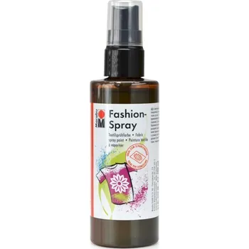 Speciální výtvarná barva Fashion spray, barva na textil č.295, hnědá kakaová, 100 ml