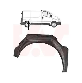 Příslušenství karosérie Podběh kola VAN WEZEL 4394348