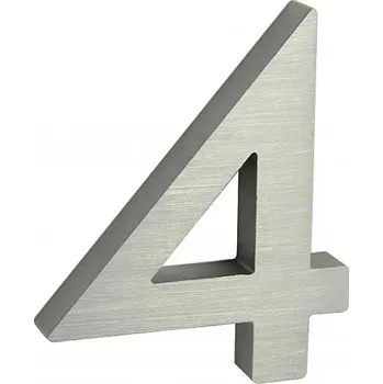 VÝPRODEJ Domovní čísla RICHTER 3D (HLINÍK) - číslo 8, 8, Richter stříbrný