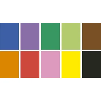 Barevný papír Barevný papír A3, 80 g, 100 ks, sada 10 barev