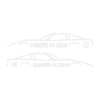 Polep vozidla SAMOLEPKA Corvette C4 FB (09 - bílá) NA AUTO, NÁLEPKA, FÓLIE, POLEP, TUNING, VLASTNÍ TEXT, TISK, AUTOSAMOLEPKY.cz, POLEPY, OBRÁZEK, LOGO, SAMOLEPKY