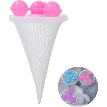 Prací prášek Eco-friendly prací míček pro efektivní čištění - Růžová