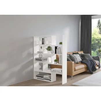 Knihovna Nábytek PEGAS s.r.o. Regál MARLIN 01, Bílá