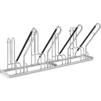 stojan na kolo Opěrný stojan na jízdní kola 4704 XBF, š 2000 mm, volně stojící, 4x místo