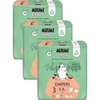 jednorázová plena Moomin Baby 3 Midi 5-8 kg