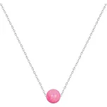 NUBIS® Ocelový náhrdelník s opálem - kulička 6 mm - NBP61-OP57