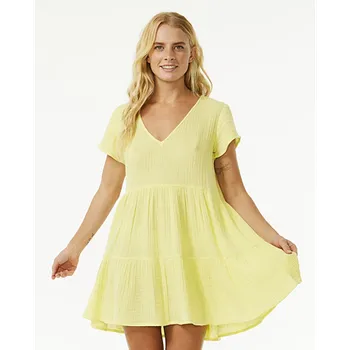 Dámské šaty šaty Rip Curl PREMIUM SURF DRESS Bright Yellow velikost S