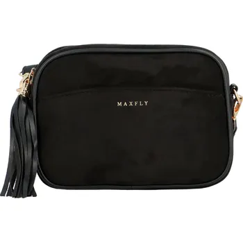 Kabelka Stylová dámská koženková crossbody Dominique, černá