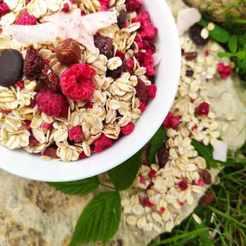 Nepečené müsli - mix, 5x 200 g